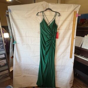 Dancing Queen Forest Green Evening Gown